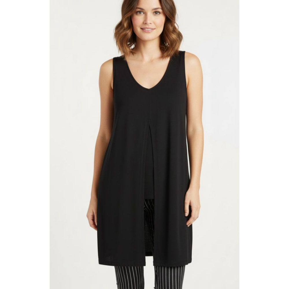 Cabi Black Tunic Shirt Size Medium